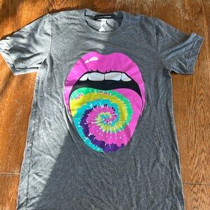 Psychedelic Graphic Tee Size Small Tie Dye